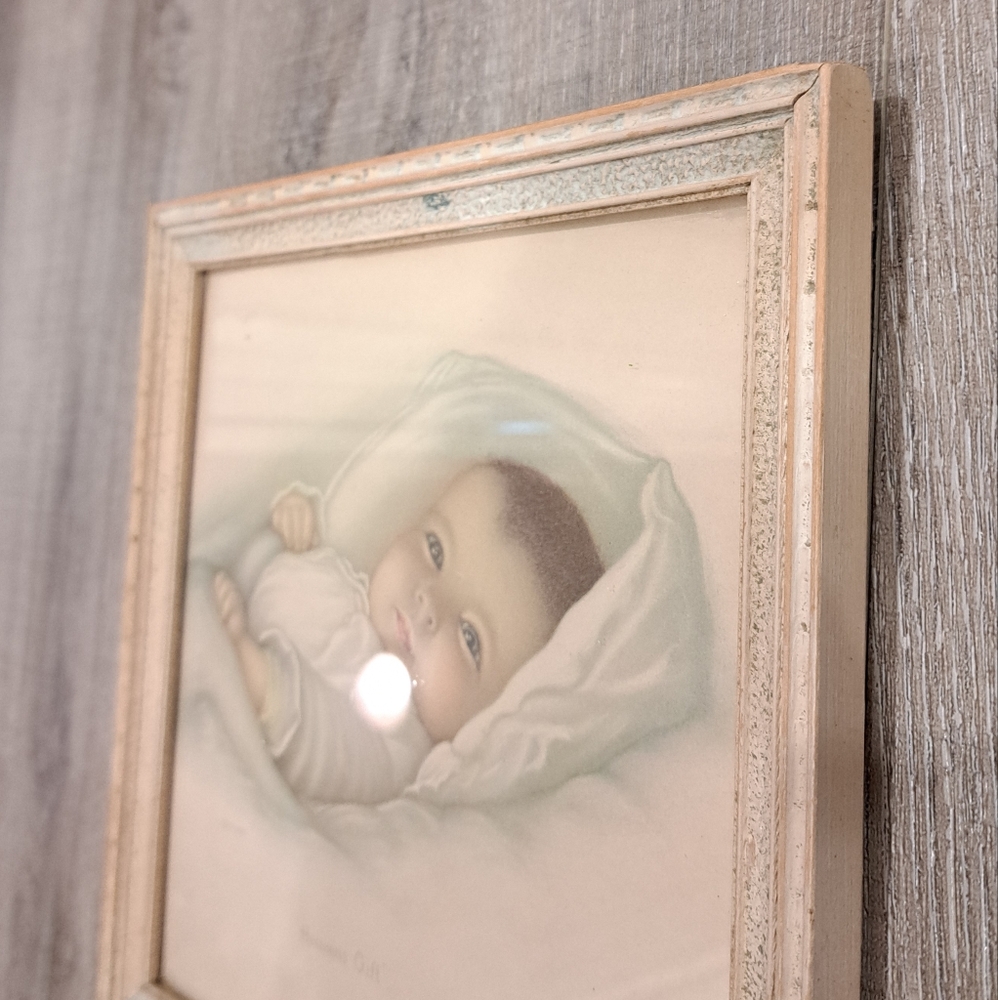 VINTAGE 'Heavens Gift' Framed Print - Picture 5 of 8